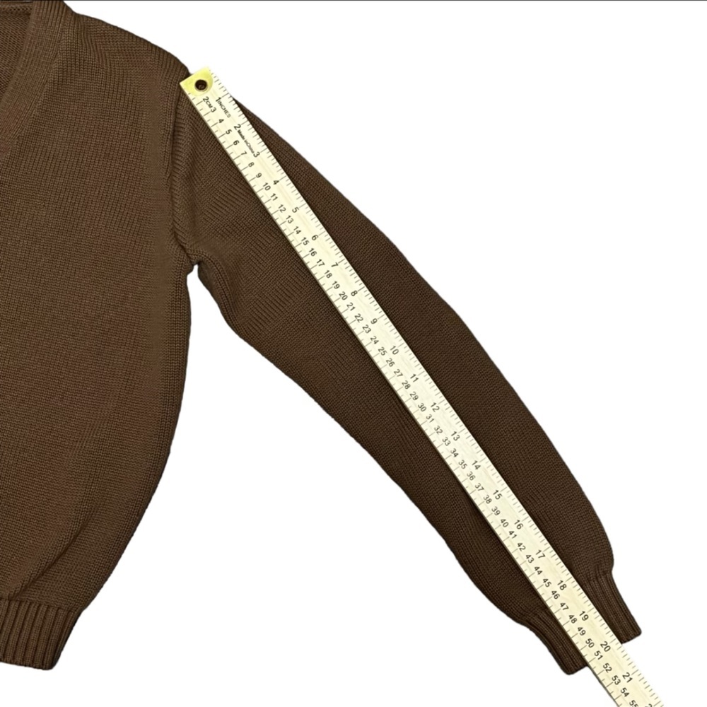 J. Galt California One Size fits Most S M L XL Women’s Cardigan Sweater Brown - Picture 8 of 9